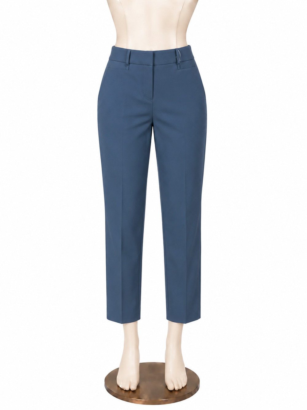 LOFT Skinny Cropped Pants Gray Stretch Mid-Rise NWT Size 10